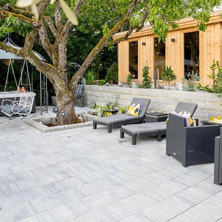 Chalet Vitaspa - Whirlpool & Sauna Privatspa Pegnitz Dış mekan fotoğraf