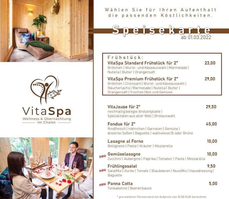 Chalet Vitaspa - Whirlpool & Sauna Privatspa Pegnitz Dış mekan fotoğraf