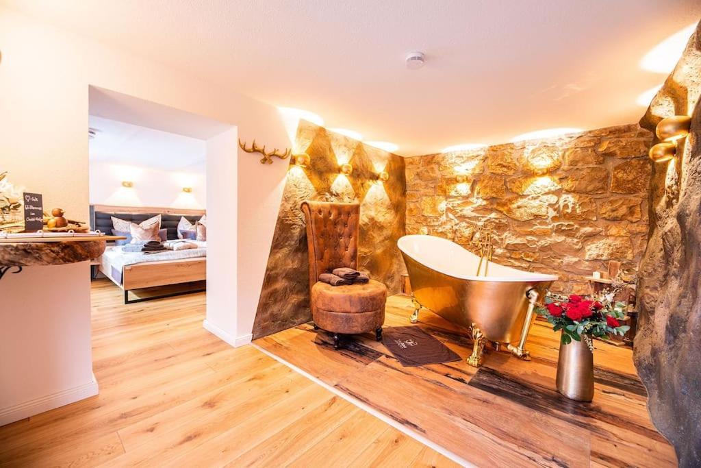 Chalet Vitaspa - Whirlpool & Sauna Privatspa Pegnitz Dış mekan fotoğraf