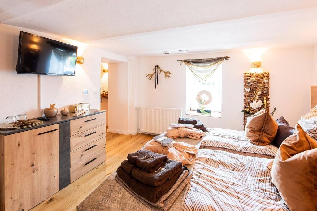 Chalet Vitaspa - Whirlpool & Sauna Privatspa Pegnitz Dış mekan fotoğraf