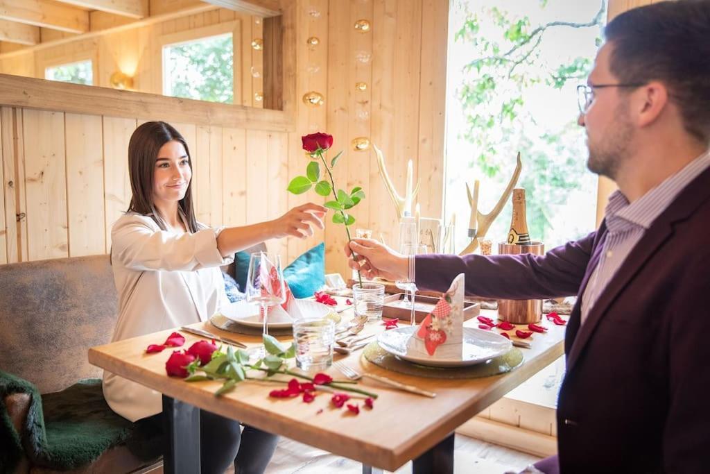 Chalet Vitaspa - Whirlpool & Sauna Privatspa Pegnitz Dış mekan fotoğraf