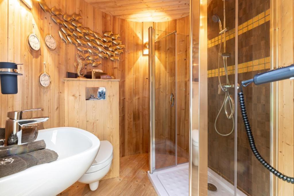 Chalet Vitaspa - Whirlpool & Sauna Privatspa Pegnitz Dış mekan fotoğraf