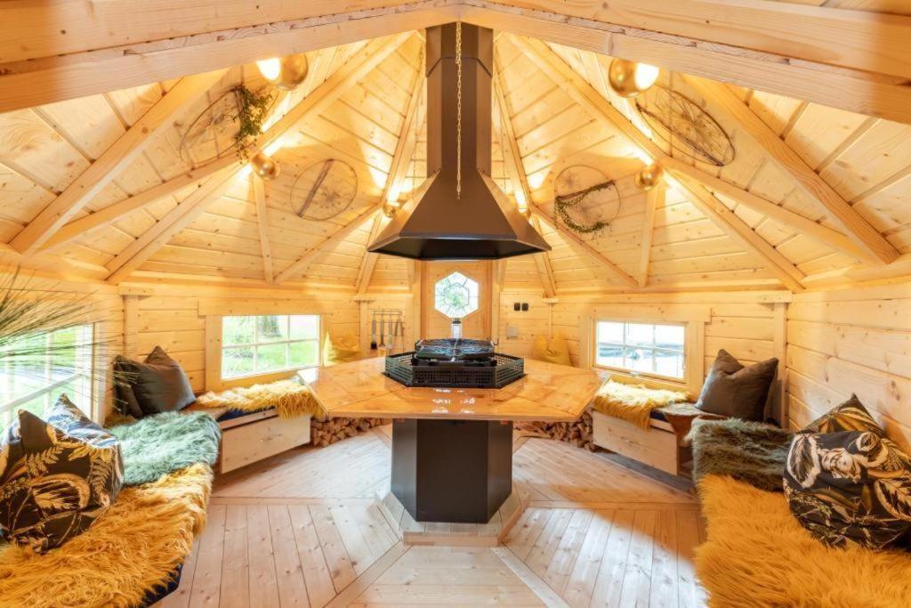 Chalet Vitaspa - Whirlpool & Sauna Privatspa Pegnitz Dış mekan fotoğraf
