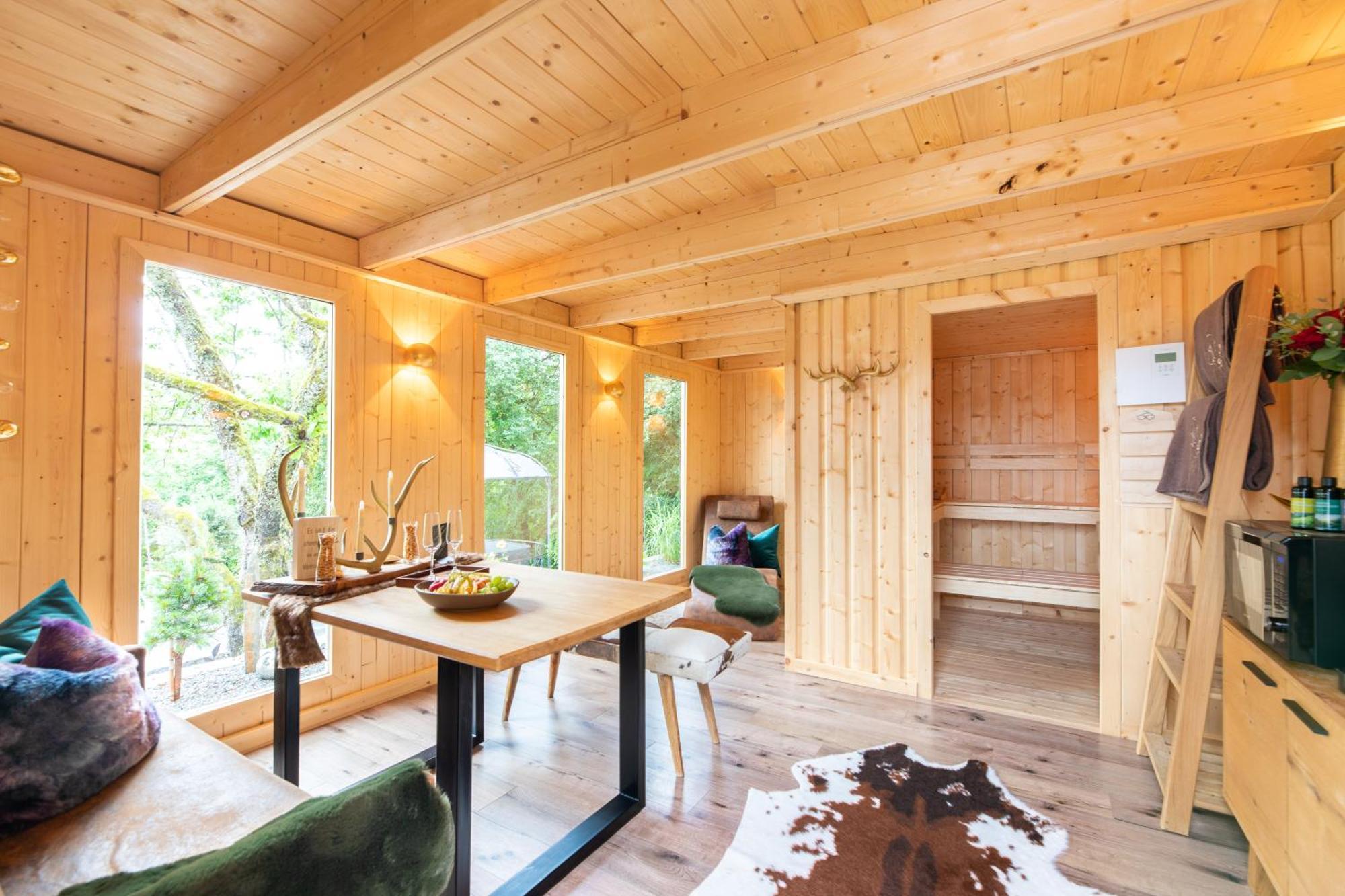 Chalet Vitaspa - Whirlpool & Sauna Privatspa Pegnitz Dış mekan fotoğraf